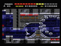 une photo d'Ã©cran de Space Manbow sur MSX
